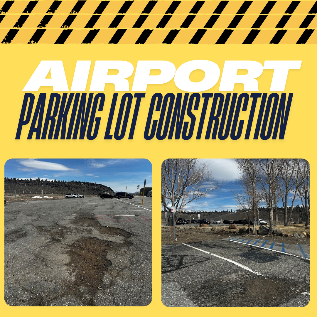 yellow construction awareness parking lot with potholes