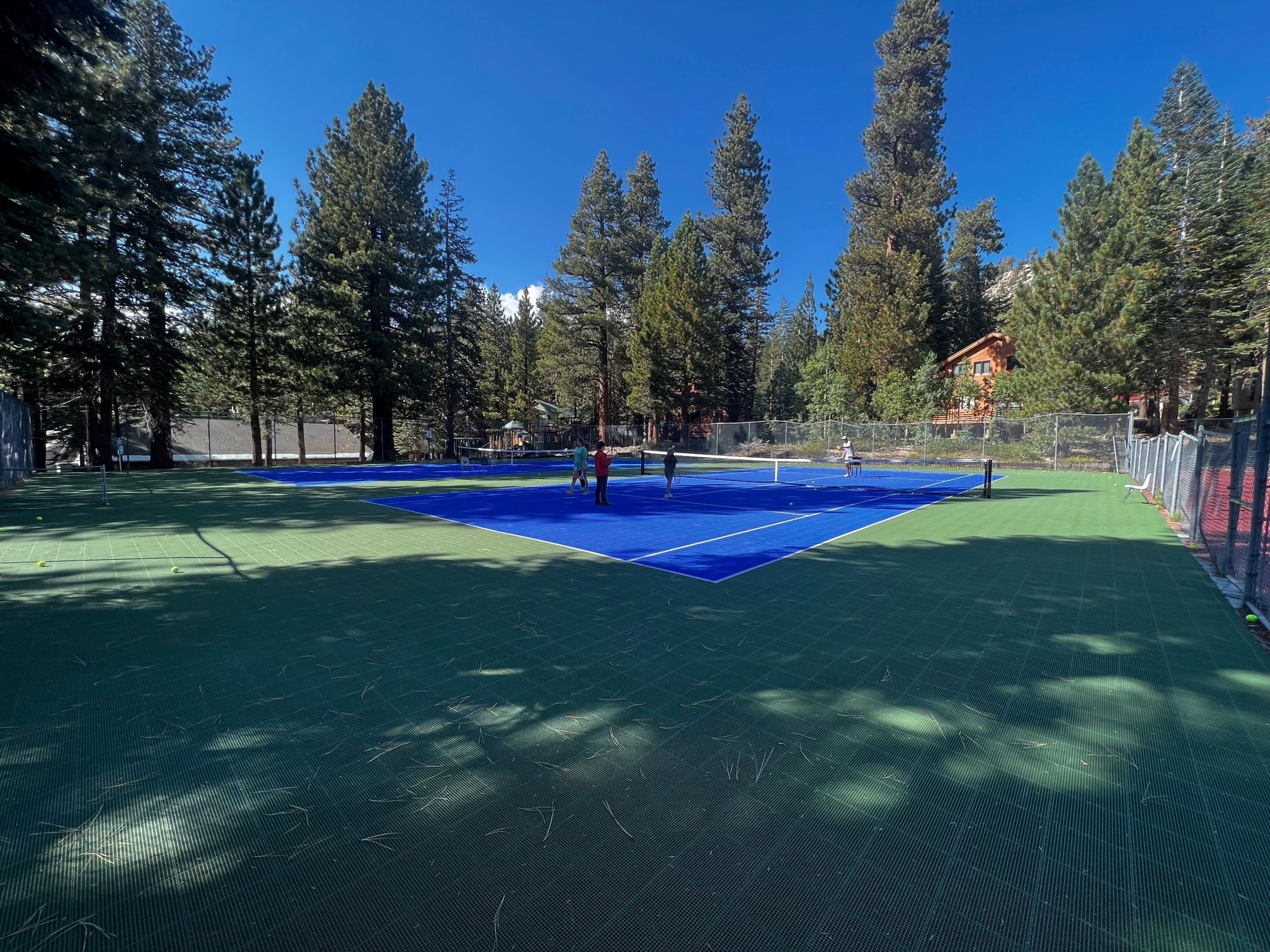 Rennovated Tennis Courts 5-6